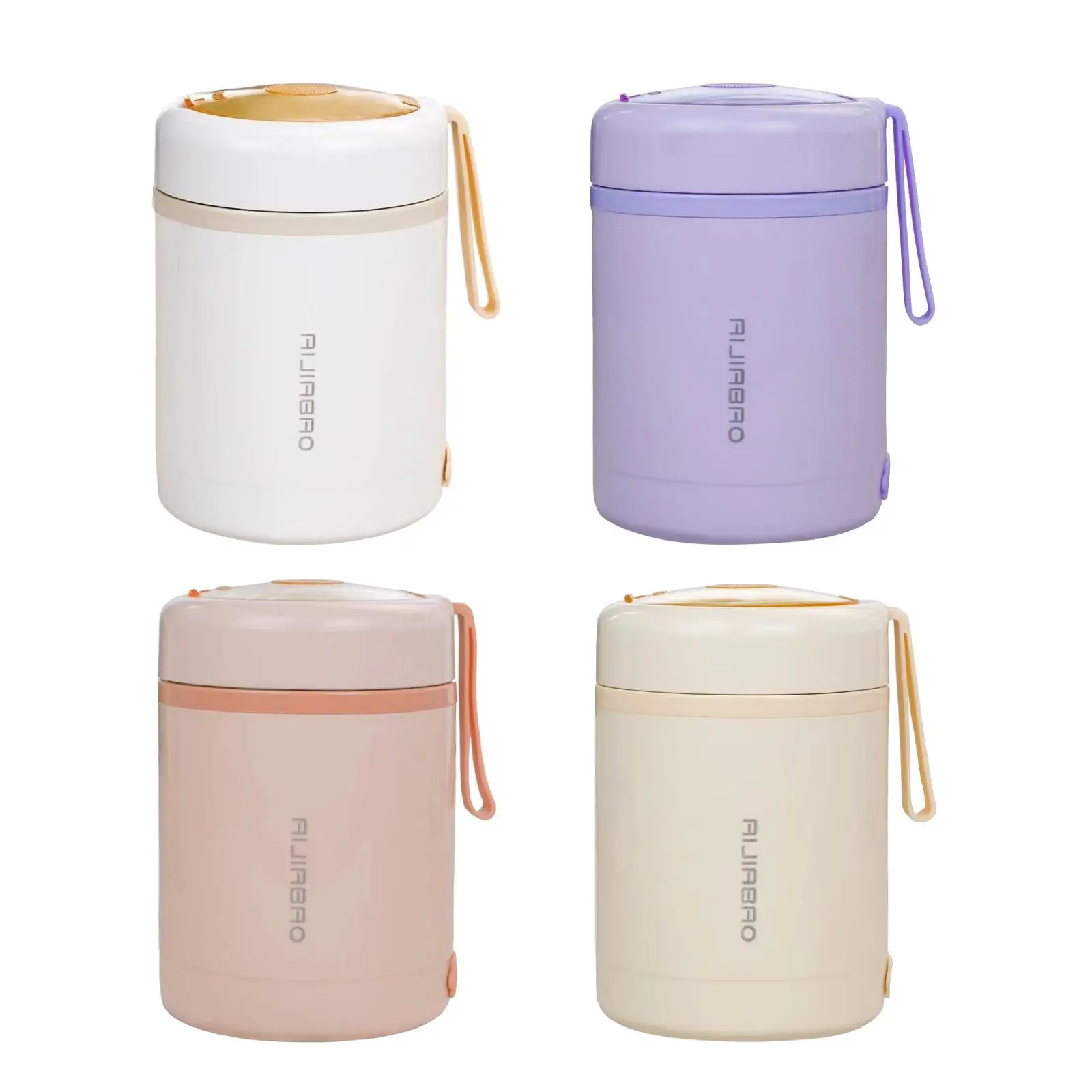 Insulated Lunch Container 600ml Leakproof Large Capacity for Adults Kids Lunch Bento Box Lunch Warmer for Picnic Car Home Office