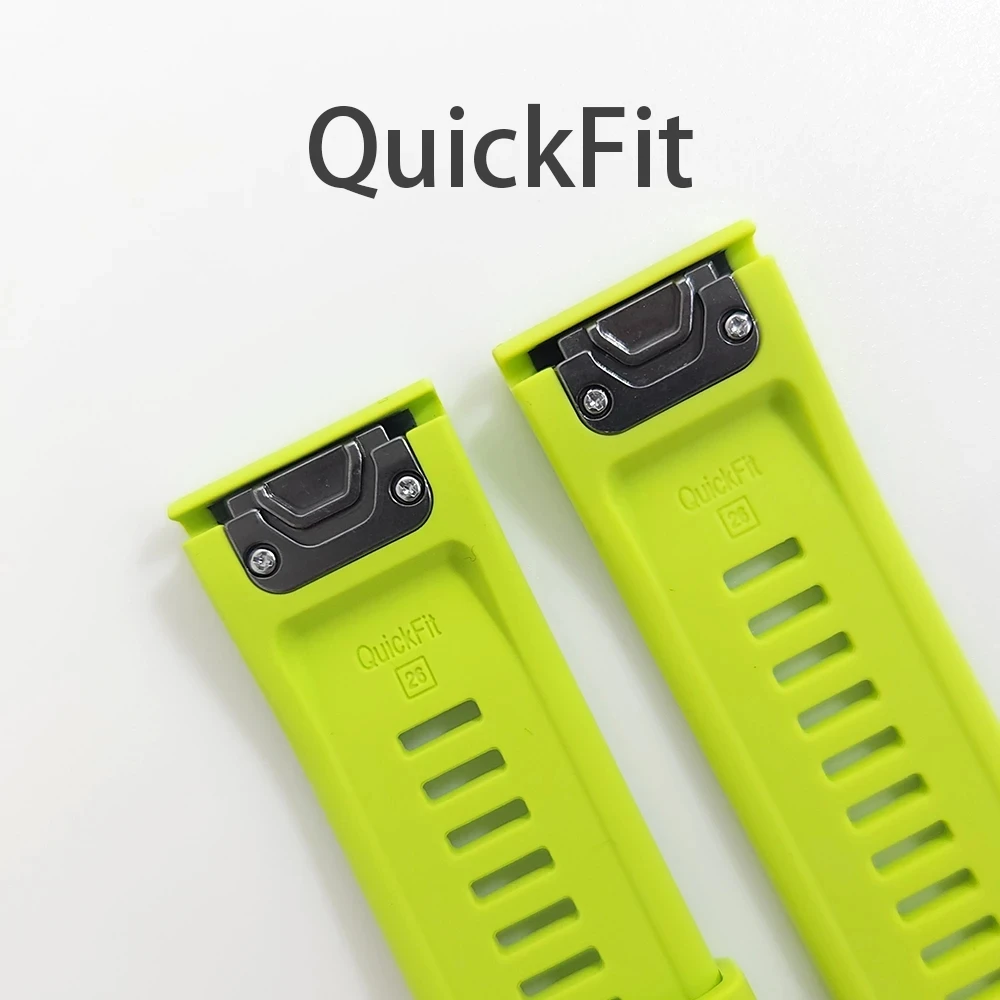 Outdoor Sports Silicone Watch Strap - Quickfit 22mm & 26mm