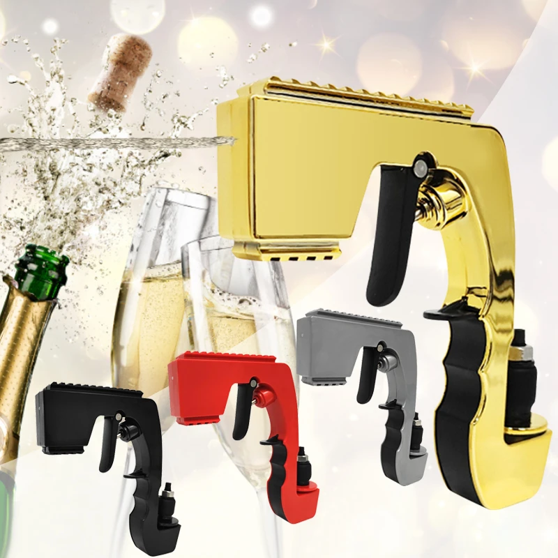 Champagne Gun Wine Beer Sprayer Squirt Bottle Vacuum Stopper Shoot