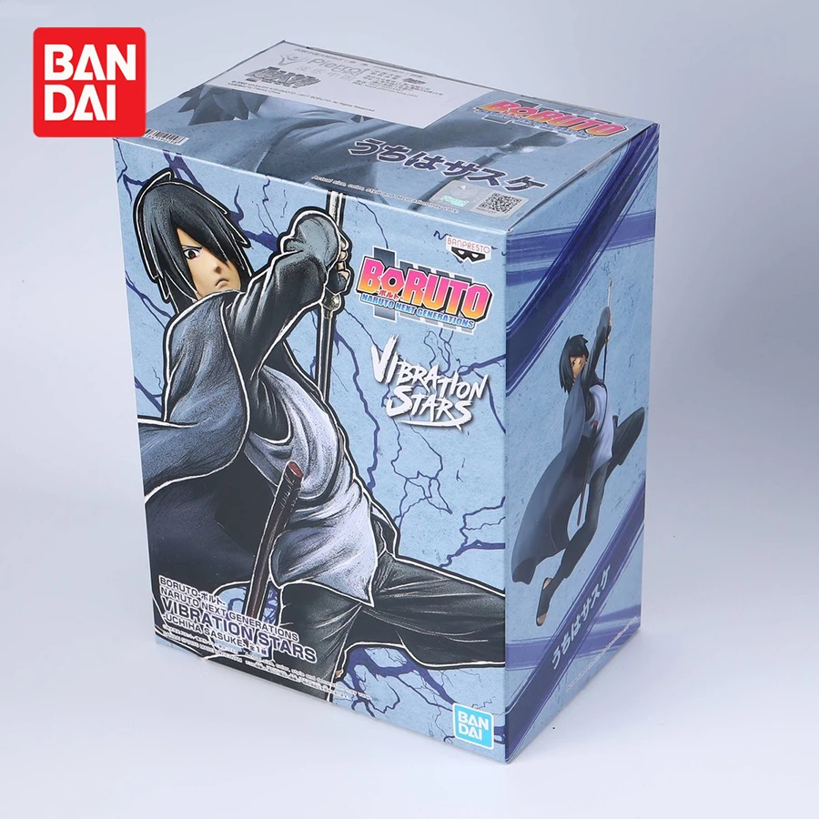 

Original Banpresto Anime Boruto Naruto Shippuden Vibration Stars Uchiha Sasuke Action Figures Collectible Model Toys Figurals