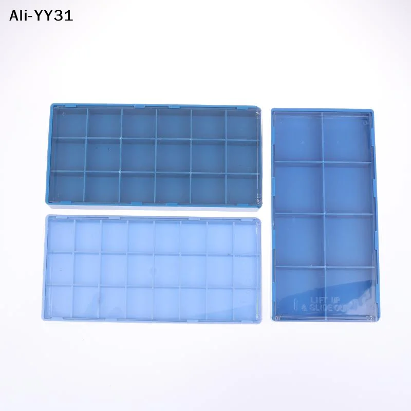 Multi-Compartment Watch Parts Storage Box with Lid