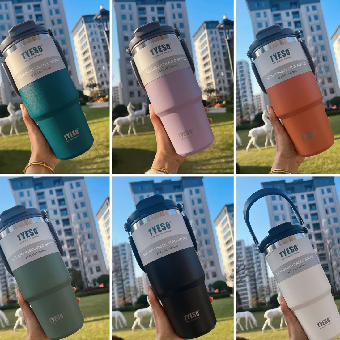 Tyeso Stainless Steel Coffee Cup Cold And Hot Double-layer Insulated Cup Tumbler Thermo Water Bottle Car Travel Mug Vacuum Flask 4 Sca42d2790fb34f47afab58b329e154e9g