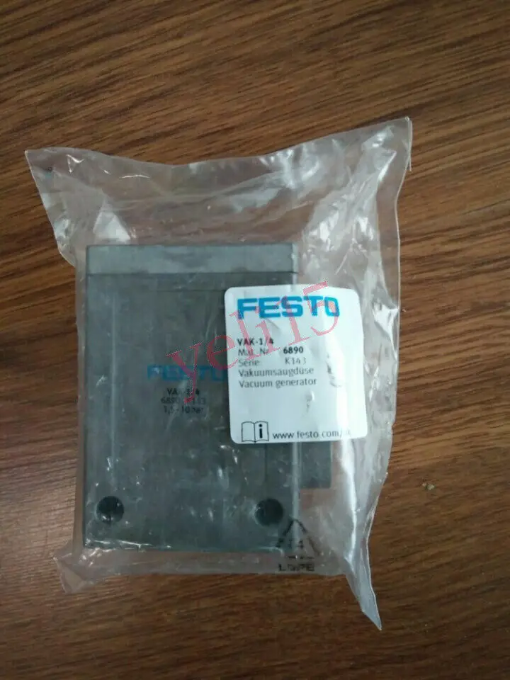 

Новинка от FESTO VAK-1/4 6890, вакуумный генератор, 1 шт.