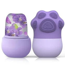 Revitalizing Facial Ice Roller - Soothing Skin Care Tool for Puffiness and Tension Relief (PURPLE)