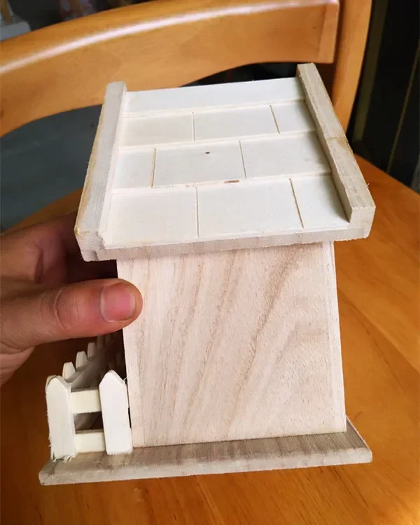 Decoration Eaves Bird House Spot Wooden Hanging Decorations New House Design Creative Bird's Nest Breeding Box