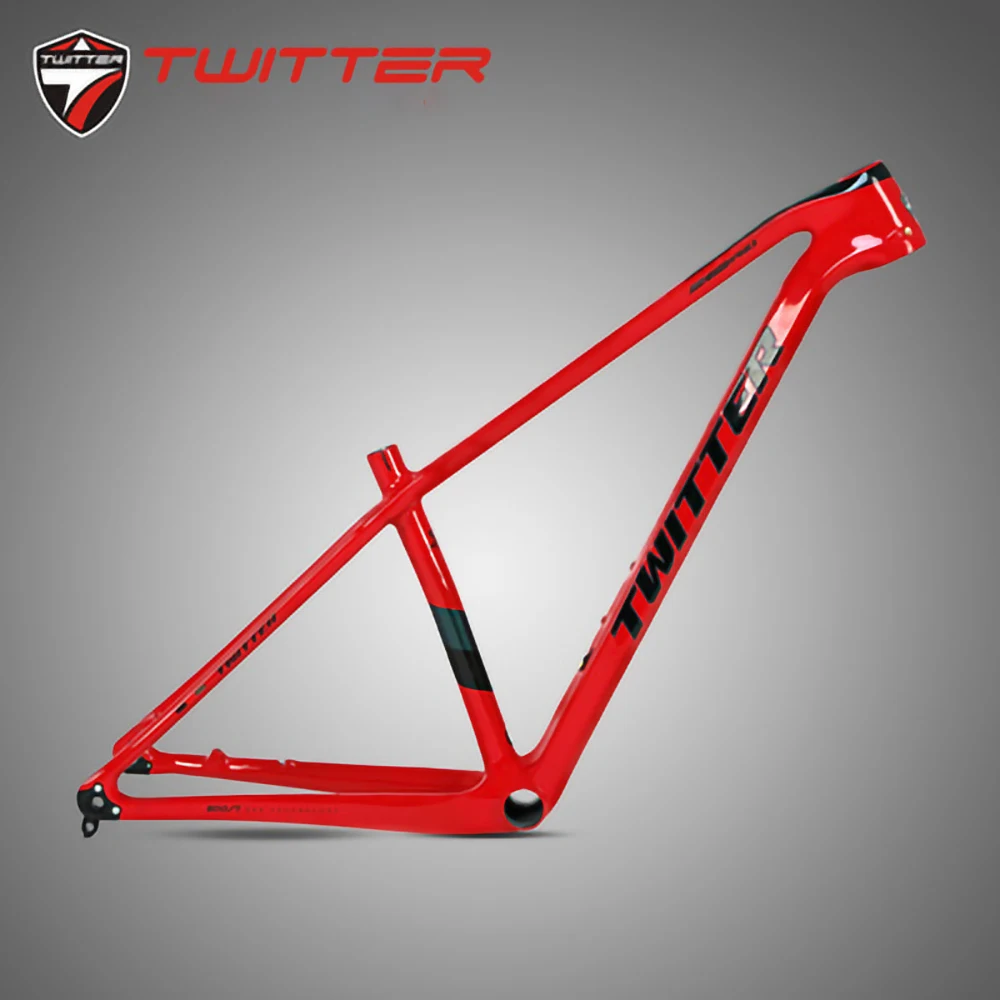 

27.5/29ERTwitter Warrio Pro Carbon Fiber Mountain Rack Frame Barrel Shaft 148mm Boost Disc Brake Bike Frame Bicycle Parts