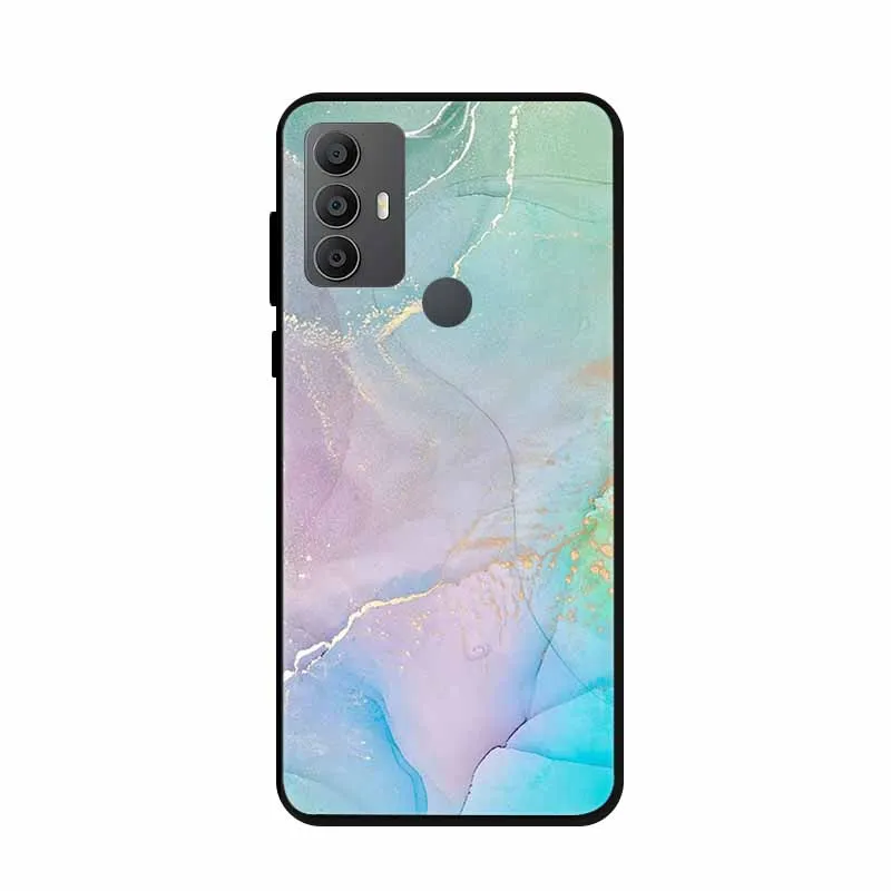 Elegant Marble Silicone Shockproof Phone Case - Soft, Durable Protection