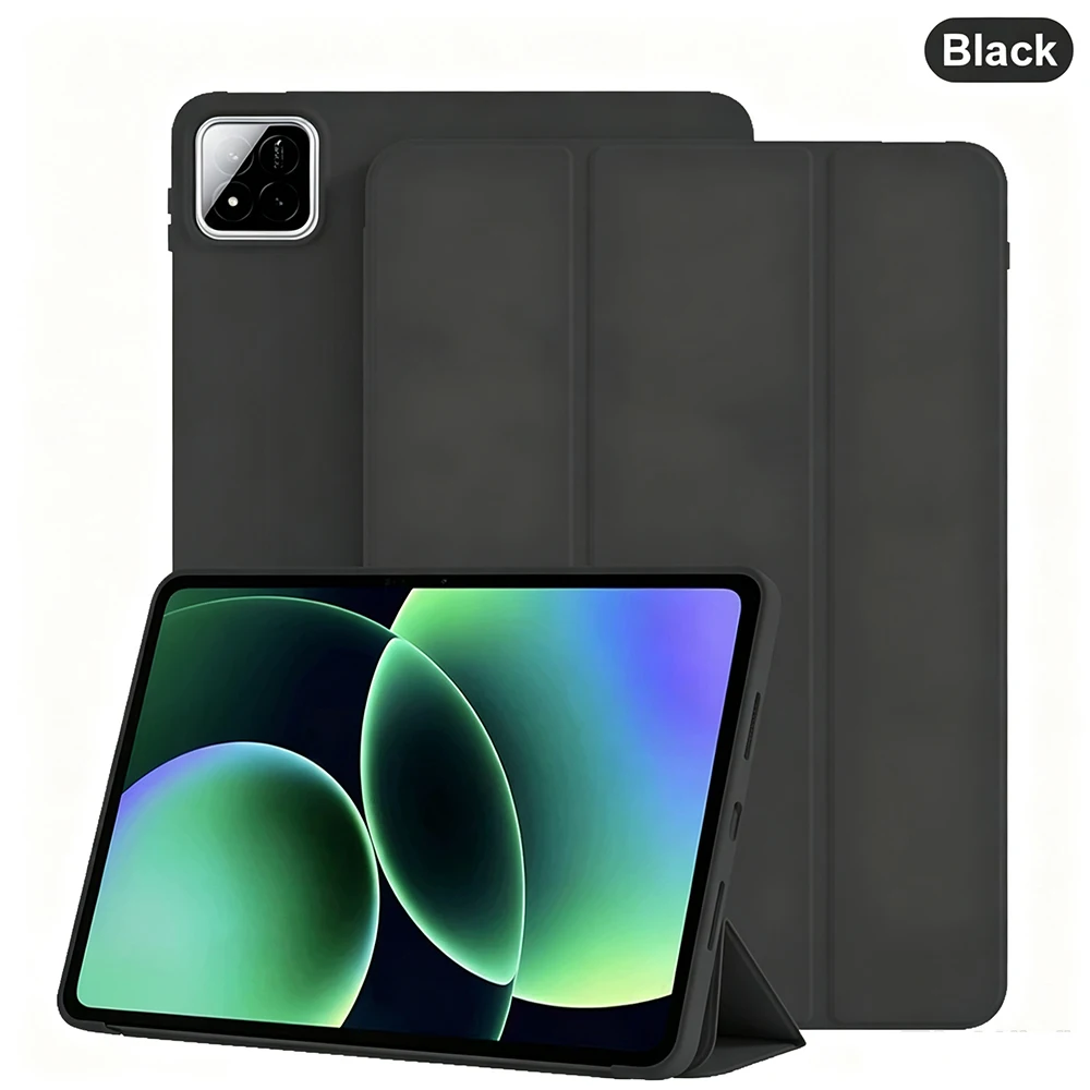 Versatile Flip Smart Cover with Soft Silicone Back Shell