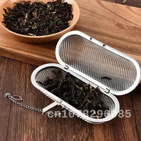 

Reusable Stainless Steel Tea Infuser, Tea Filter, Tea Accessories, Spice Loose Tea Leaf, Herbal Kitchen Gadgets, Tea Strainer To