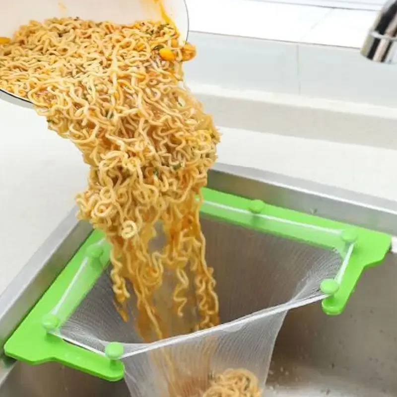 100 Stück Waschbecken Sieb Taschen | Spülenfilter Netz | Einweg Abflussfilter