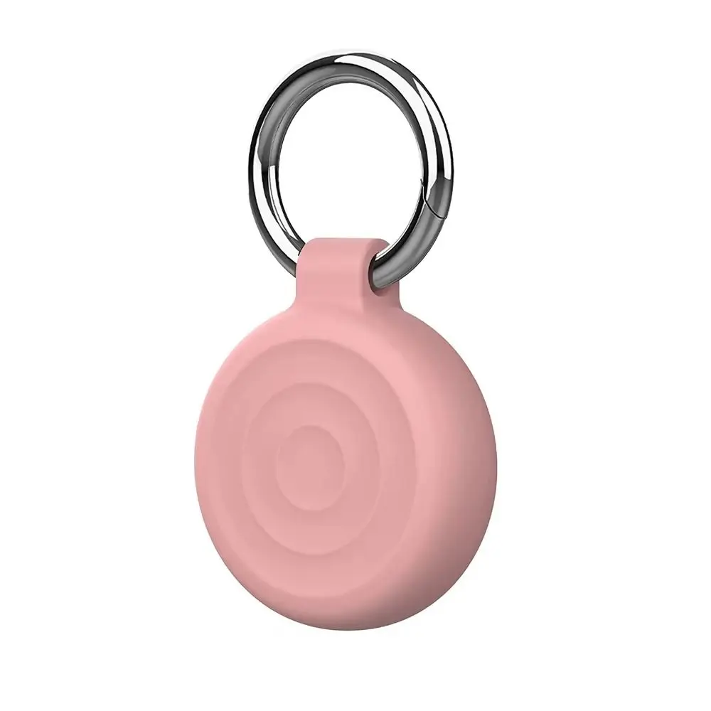 Silicone Protective Case Keychain Waterproof Tracker Cover Anti-lost Locator Holder Shell for Apple AirTag Tracker Accessories