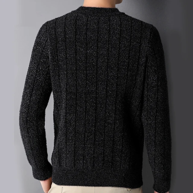 New Brand Design Knitwear Wool Sweaters Men Autumn Winter Warm Soft Pullovers Homme Vintage Casual Streetwear Clothing Y549 4