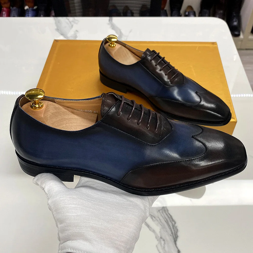 Dropship Black Men Suit Shoes Party Men's Dress Shoes 2022 Italian