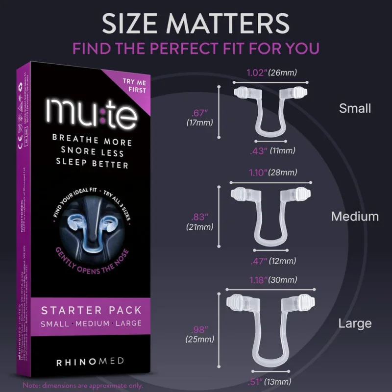 Silicone Nose Clip, Anti Snoring Nasal Dilators, Air Intake Starter Kit, Breathe Easy Improve Sleeping for Adult and Children