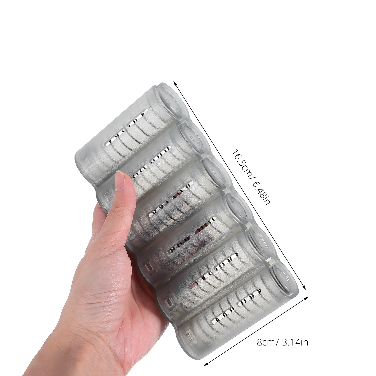 코인 홀더 컴팩트 6슬롯 플라스틱 정리함 여행용 일상용 휴대용 동전 보관함 디스펜서 동전 컨테이너