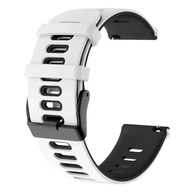 Color Block Silicone Sports Wristband - 22mm & 20mm