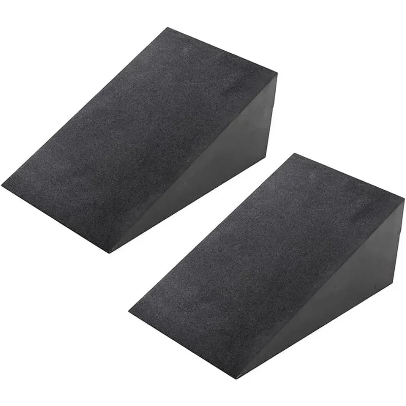 Yoga Block Squat Stretching Inclined Board Wedge Slant Board Calf Stretcher Balance Pad Foam Wedge 1Pair 15x12x5cm
