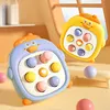 1 Pc Mini Whack-a-Mole Hand-eye Coordination Educational Toy Random Color Children's Pinch Finger Decompression Toy 6