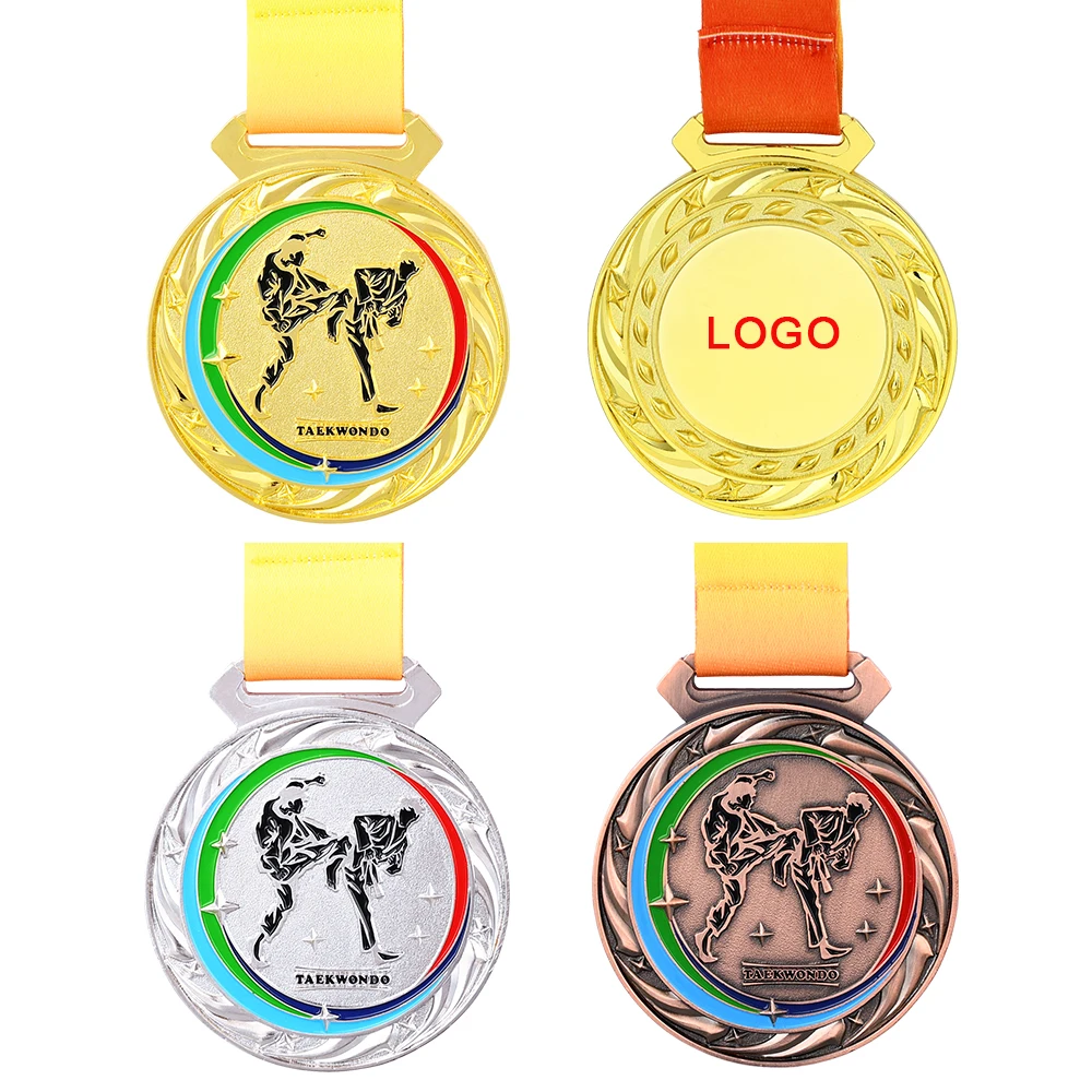 Award Medals 1Pc Sports Medal Blank Medals For Any Competition Marathon Football Basketball Table Tennis Badminton Boxing Trophy Medal