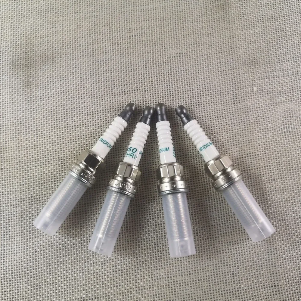 Spark Plug 4 PCS 90919-01253 SC20HR-11 For Toyota Prius Scion Lexus