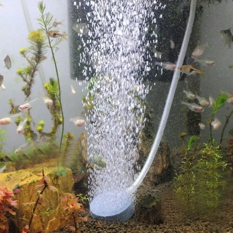 Air Bubble Stone Aerator For Aquarium Fish Tank 40x15mm Pump Hydroponic Oxygen Plate Mini Air Pump Accessories UXCELL aquarium air pump fish tank air refiner