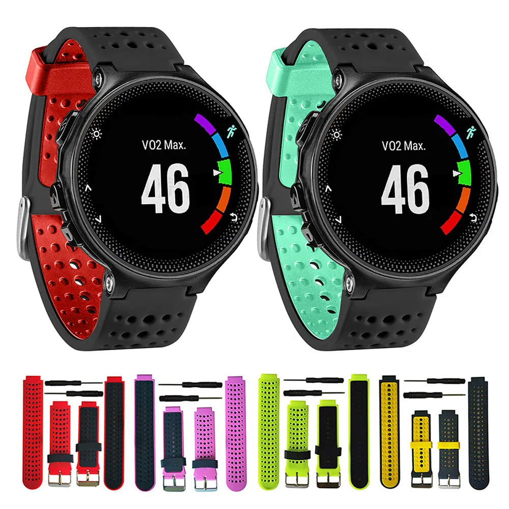 

Ремешок силиконовый для смарт-часов Garmin Forerunner 235 220 230 620 630 735XT