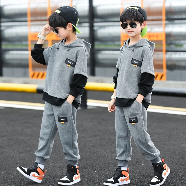 Enfants Garçons Ensemble De Vêtements Printemps Automne Vestes À Capuche +  Pantalon 2 Pcs Costume De Sport Garçon Vêtements Enfants Pour 4 6 7 8 10 12  14 Ans - AliExpress