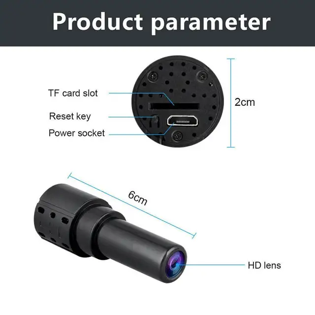 1080P HD Mini IP Camera Wireless Smart Home Security Night Magnetic Wireless Mini Camcorder Surveillance Cameras Mobile Remote 2