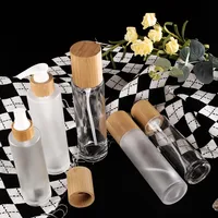 Bouteille en verre dépoli transparent de grande capacité, bouteille de gratitude, vaporisateur cosmétique, emballage africain, 120 ml, 150ml 4