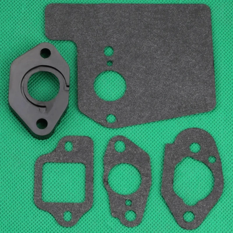 Carburetor Insulator Gasket GV160 Engine Carburetor Muffler Gasket GCV160 GCV190 GSV190 for Lawn Mower Lightweight 4