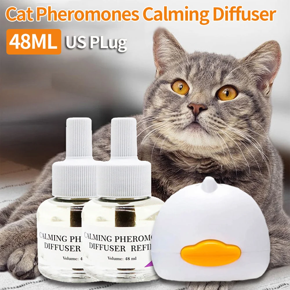 Cat Pheromones Calming Diffuser Relieve Anxiety Stress Cat Calming Diffuser Pheromone Fits All Cats