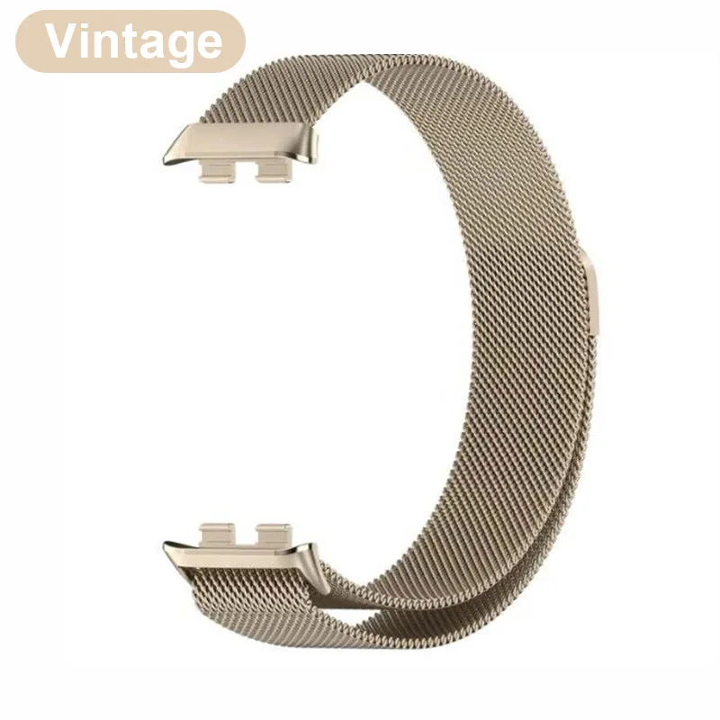Magnetic Milanese Loop Metal Strap with Soft TPU Case & Screen Protector