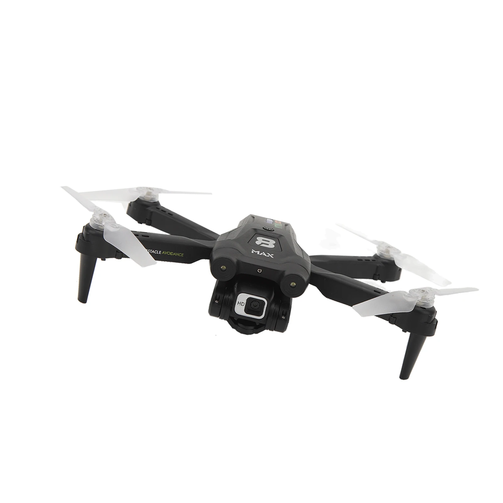 Portable Mini Drone Gravity Sensing HD Dual Camera 360 Degree Obstacle Avoidance RC Quadcopter with LED Light for Photography
