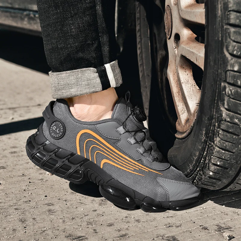 Men's Military Tactical Boots Army Boots Men Side Zipper Military Men Anti-Slip Ankle Work Safety Shoes Hiking Shoe leather boots