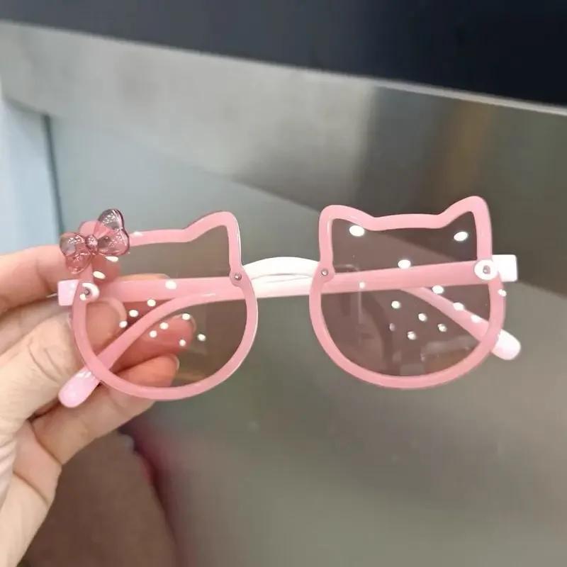 Summer Children Sunglasses Acrylic Bow Outdoor UV Protection UV400 Eyewear children sunglasses kids sunglasses