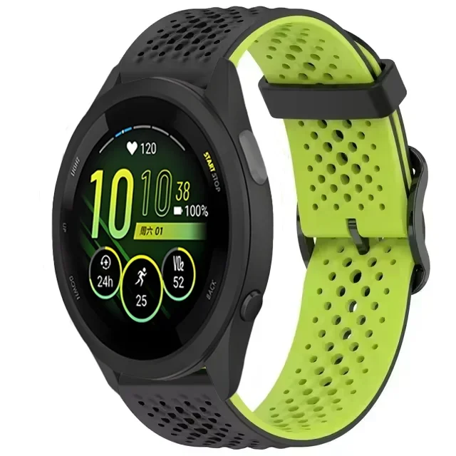 Premium Silicone Sports Wristband, 20mm & 22mm, Compatible with Multiple Smartwatches