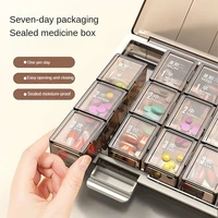 Colorful Stackable 7-Day Pill Organizer – Daily Medicine Storage with 3/4 Compartments 3