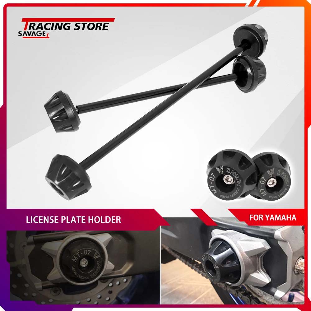 

For Yamaha MT07 FZ-07 2014-2023 Moto Front Rear Axle Fork Wheel Slider MT07 XSR700 FZ MT 07 Tracer 700/GT Motorcycle Accessories
