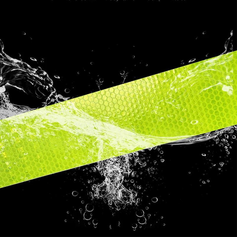 트럭용 자동차 안전 경고 스티커, 반사판 보호 테이프 스트립 필름, 자동차 오토바이 스티커, 로고 반사 필름, 1m, 3m