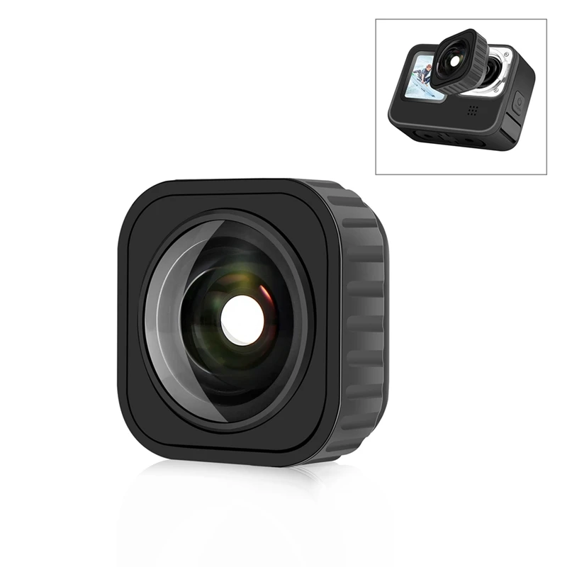 Gopro Hero12 11 10Max 용 렌즈 옵션 키트, 다기능 휴대용 편리한 울트라 와이드 Fov 렌즈, 내구성 쉬운 설치, 사용하기 쉬움