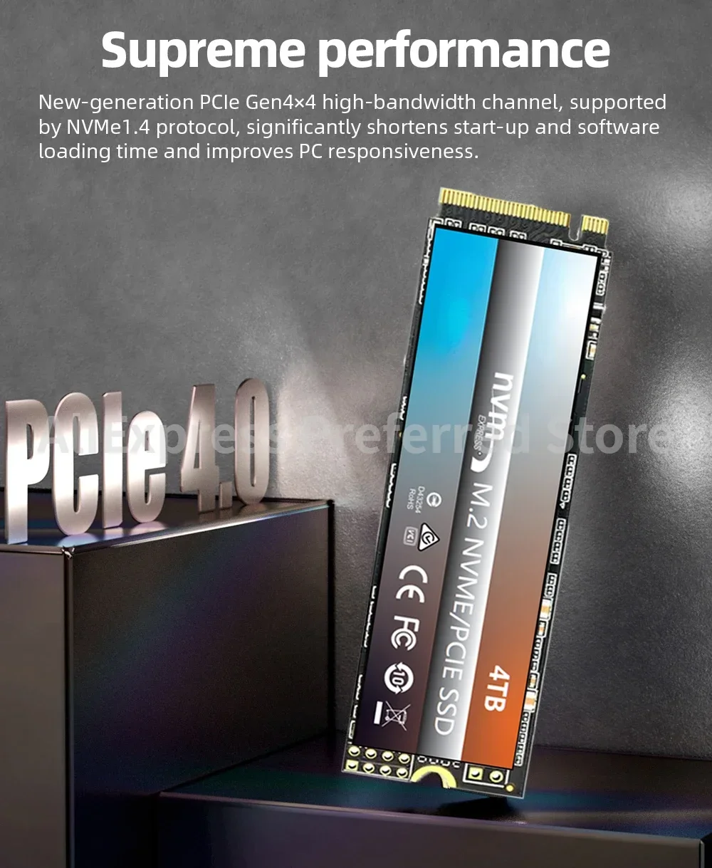 濭 ִ  ָ Ʈ ũ, PS5 SSD NVME M2 1TB 2TB M2 2280 NVMe SSD 4TB PCIe4.0 DRAM ĳ, PS5 ũž