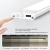 LED Night Light 20/30/40/60CM Motion Sensor Wireless USB Cabinet Night Light Wardrobe Lamp For Kitchen Cabinet Bedroom Wardrobe 2