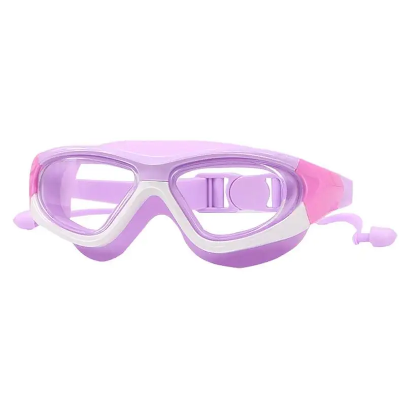 

Swimming Goggles For Kids Anti-UV Kids Swim Goggles With Earplugs Swimming Goggles For Children Teens Youth Swim Glasses Leak