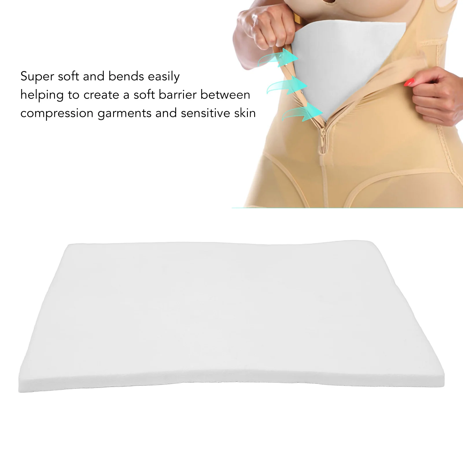 Lipo Foam Board Extra Thick Super Soft Post Surgery Liposuction Waist Belly Wrap Board For Arms Chin Abdomen Lipo Foam Board