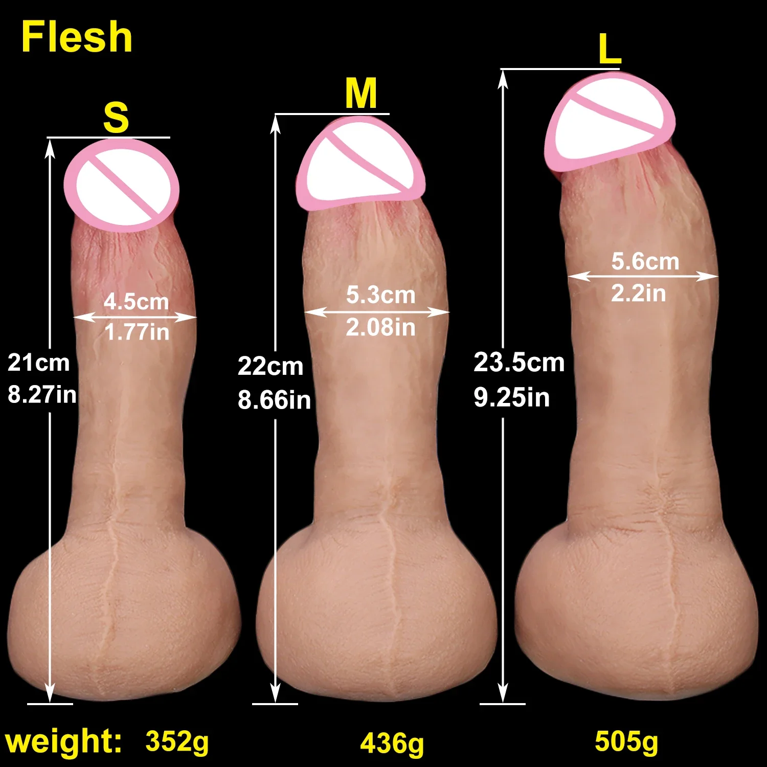 Soft Skin Feel Realistic Thick Dildo Gay Masturbators Silicone Dick Big Suction Cup Penis Anal Plug Sex Toy for Men Women penis masturbator dildo sex toys anal masturbator