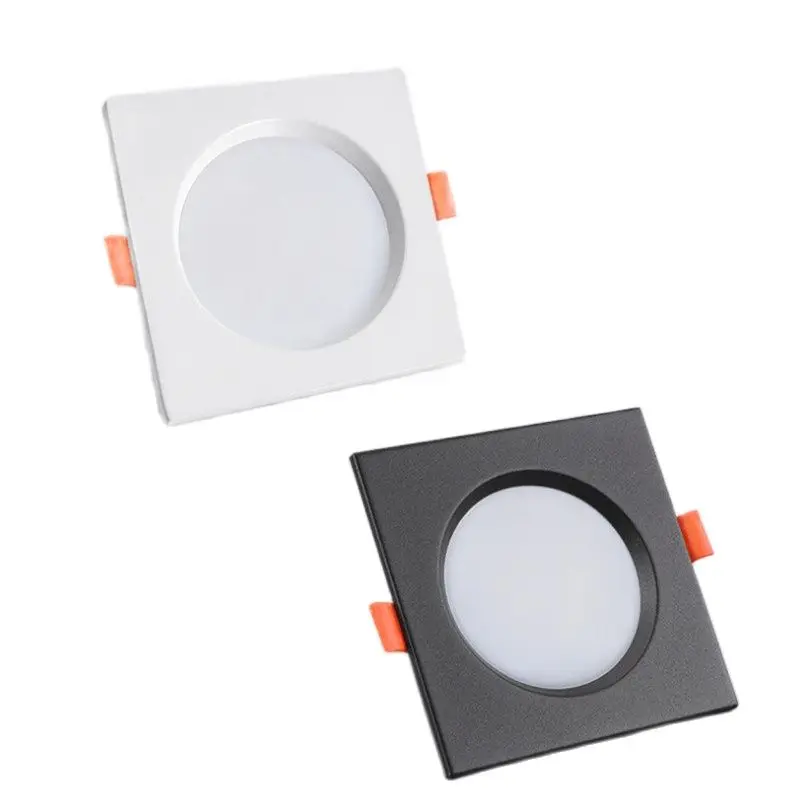 

2023 Square Dimmable Recessed COB LED Downlights 7W 9W 12W LED Ceiling Spot Lights AC85-265V Indoor Lighting