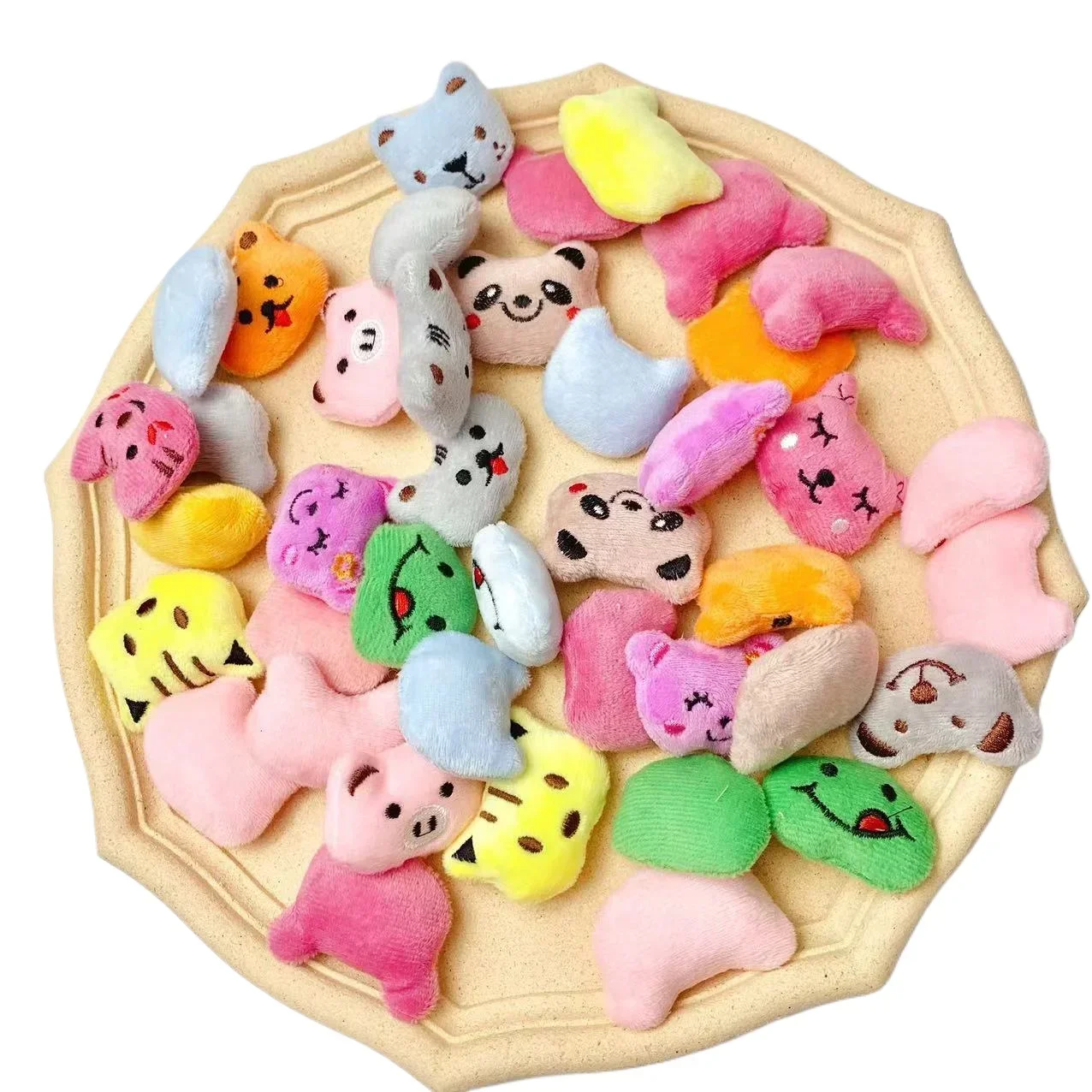 10/20PCS Mini Claw Machine Toy Accessories Dolls and 32MM Twisted Egg Cute Animal Plush Dolls for Kids Arcade Crane Machine Gift 6