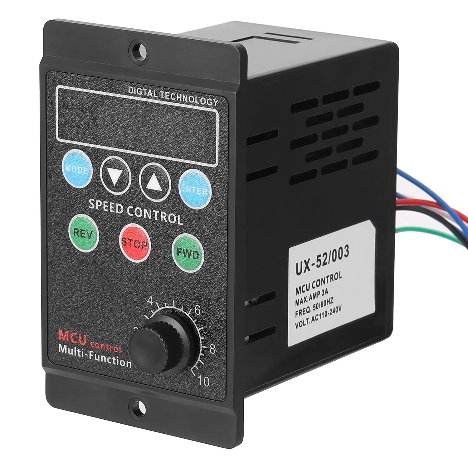Motor Speed Controller Electric Motor Speed Controller 400W AC220V Motor Speed Controller Multifunctional Motor Speed Regulator Controller Display Rate Target Value Settable