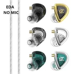 Enhanced Bass Hi - Res Earbuds - Noise Cancelling In - Ear Monitor Headphones for Sports and Hi - Fi Sound (EDA NO MIC)