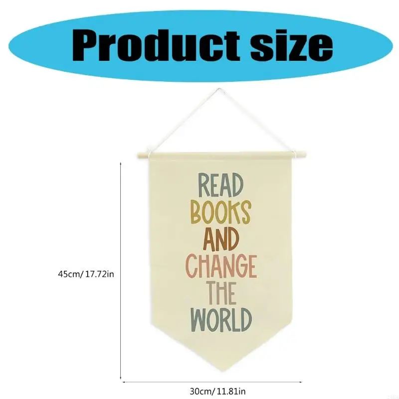 Inspirational Quote Banners Pennant for Home Motivational Wall Art to Encourage Reading and Personals Growth 6